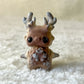 Flexi Snow Deer | Desk Buddies, 3d Printed Toys, Desk Animals, Cute Animals, Desk Decor, Deer
