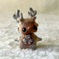 Flexi Snow Deer | Desk Buddies, 3d Printed Toys, Desk Animals, Cute Animals, Desk Decor, Deer