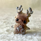 Flexi Snow Deer | Desk Buddies, 3d Printed Toys, Desk Animals, Cute Animals, Desk Decor, Deer